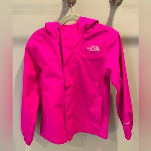 Girls North Face Rain Coat Pink Size XS (6)